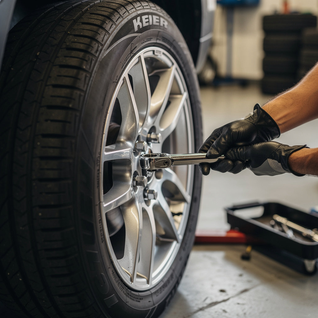 Edie's Tire Shop team performing expert auto repair and tire services in San Diego